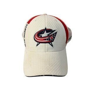 Columbus Blue Jackets Reebok‎ Center Ice Collection Fitted Hat Back Mesh L/XL